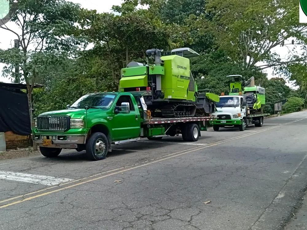 Transporte de maquinaria agrícola